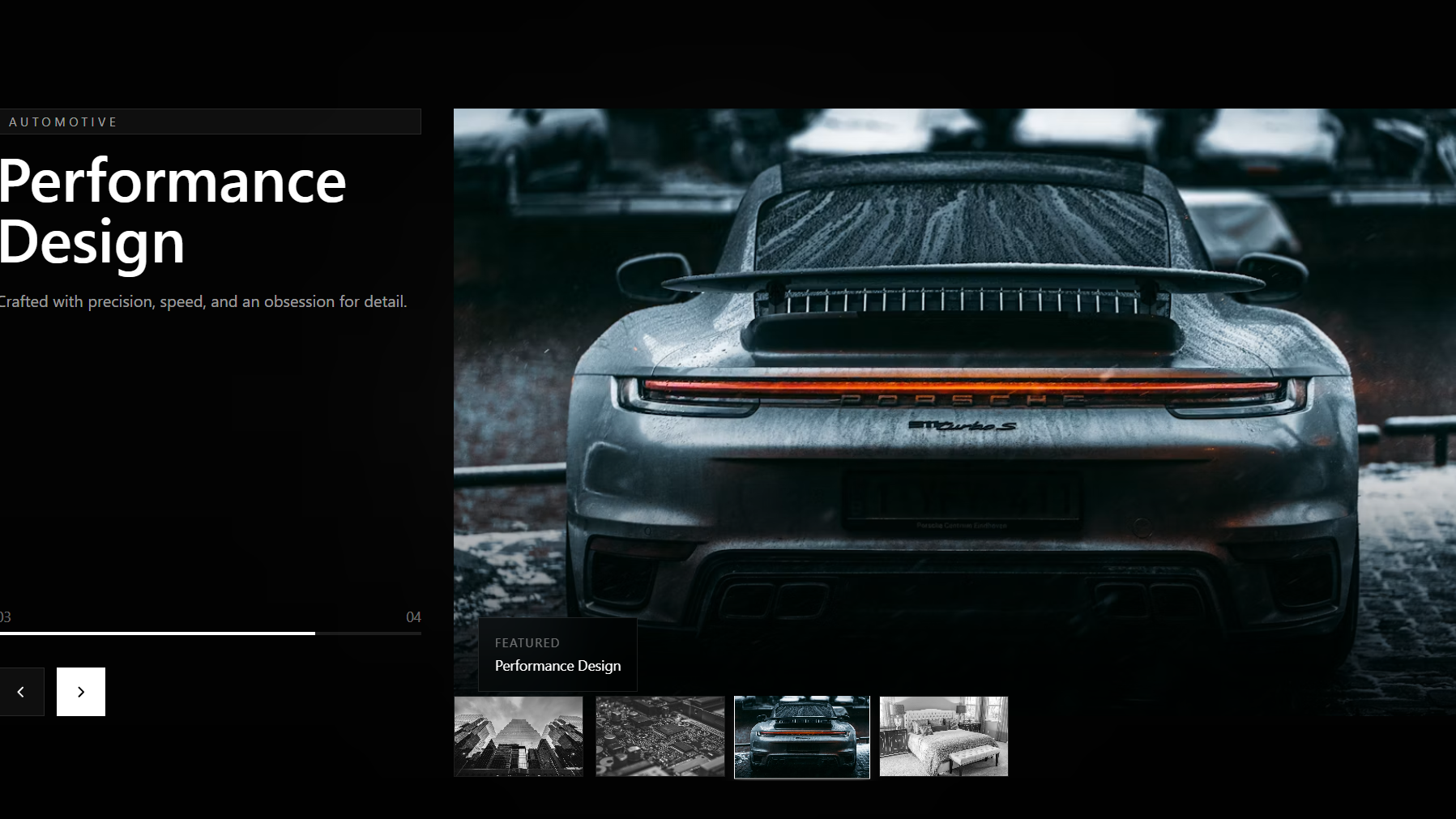 Premium Carousel Nebula Slider React component built with Tailwind CSS